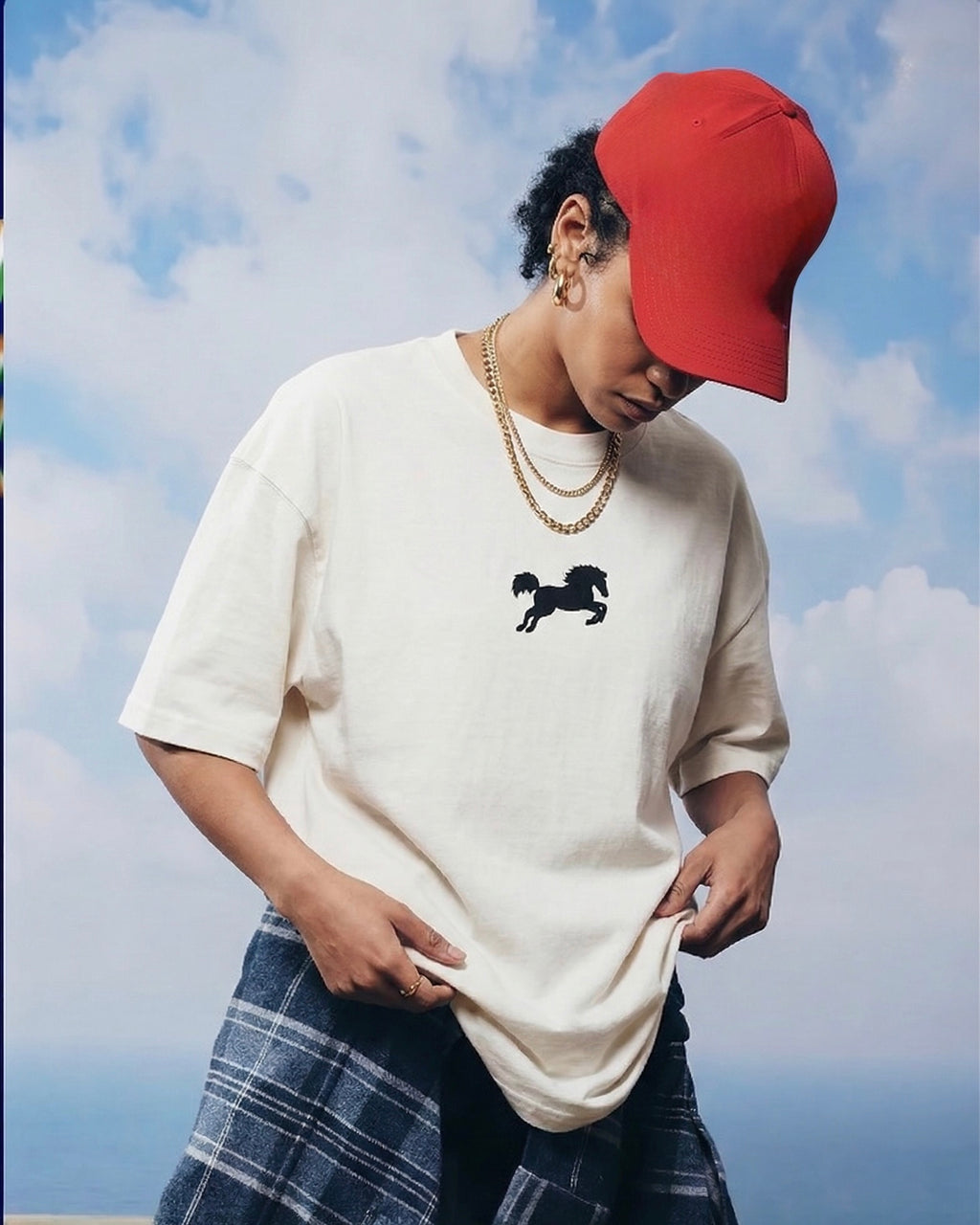 OFF-WHITE OVERSIZED T-SHIRT