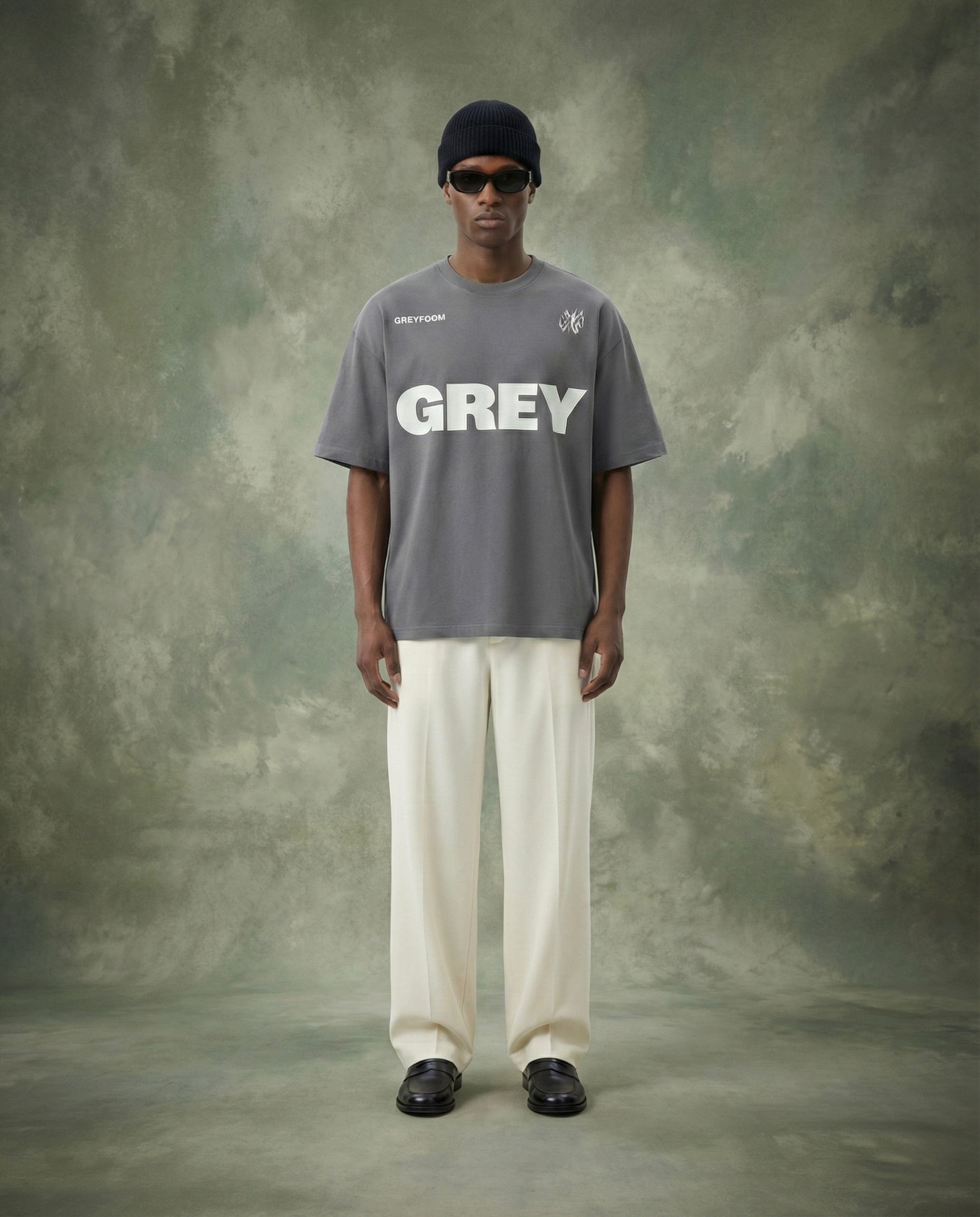 GREY GREYFORM OVERSIZED T-SHIRT