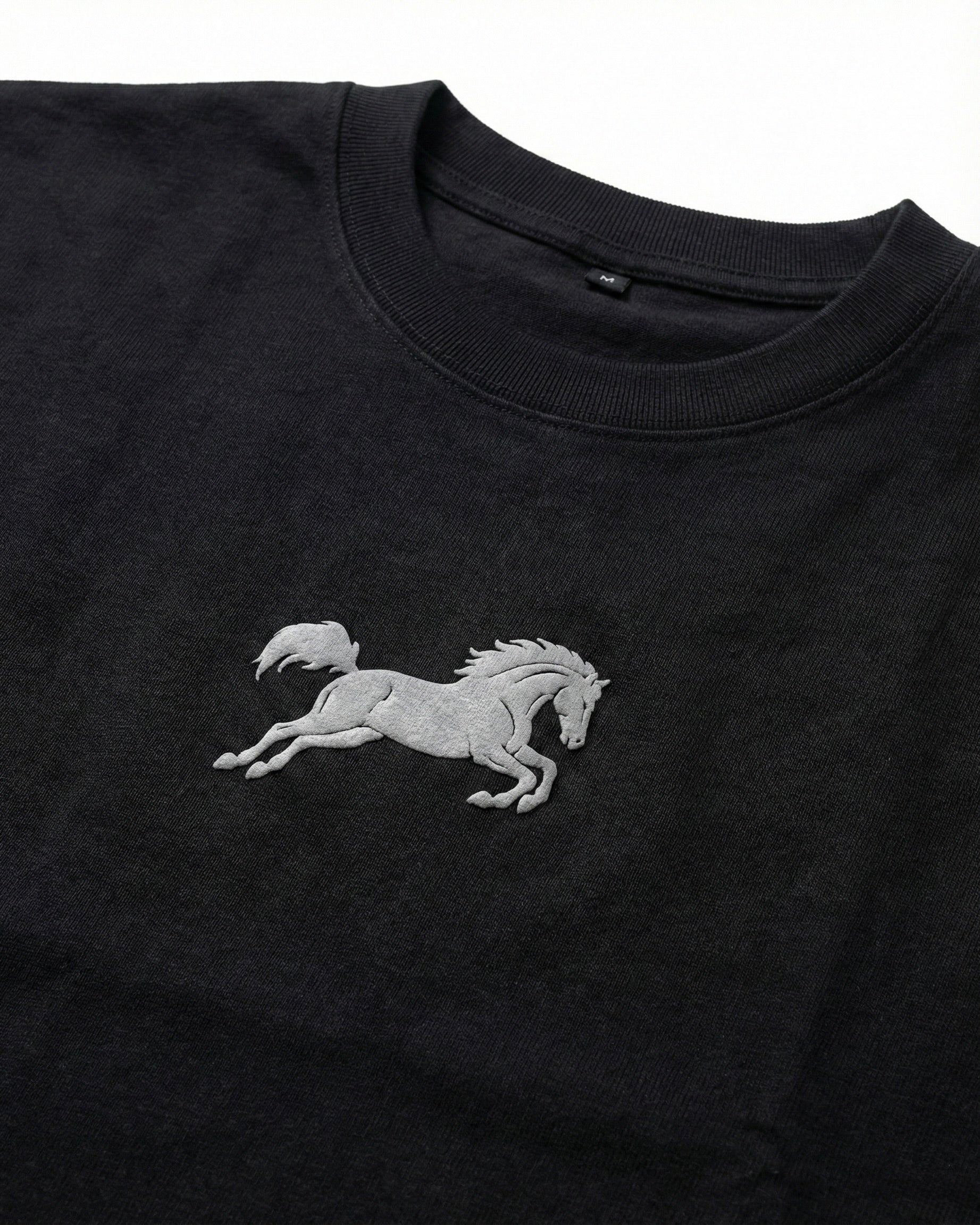 BLACK OVERSIZED T-SHIRT