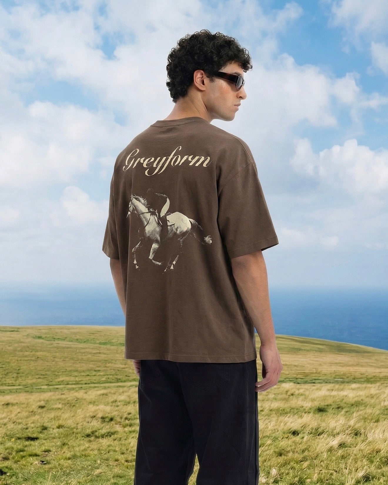 BROWN STEEL TIGER T-SHIRT