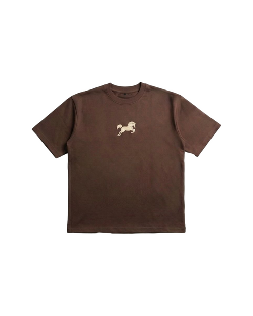 BROWN OVERSIZED T-SHIRT