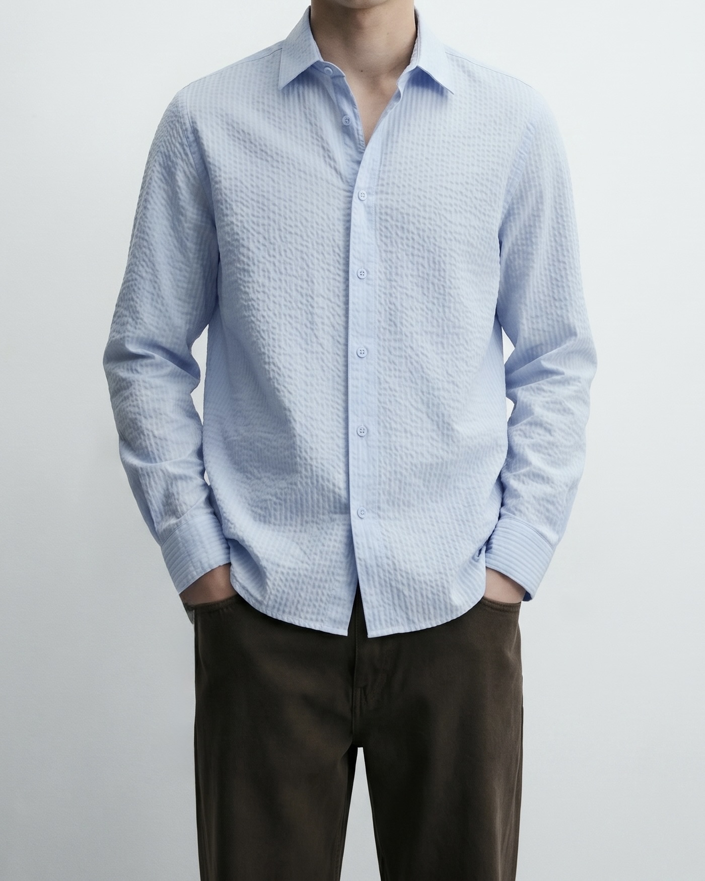 greyform seersucker shirt greyform seersucker shirt