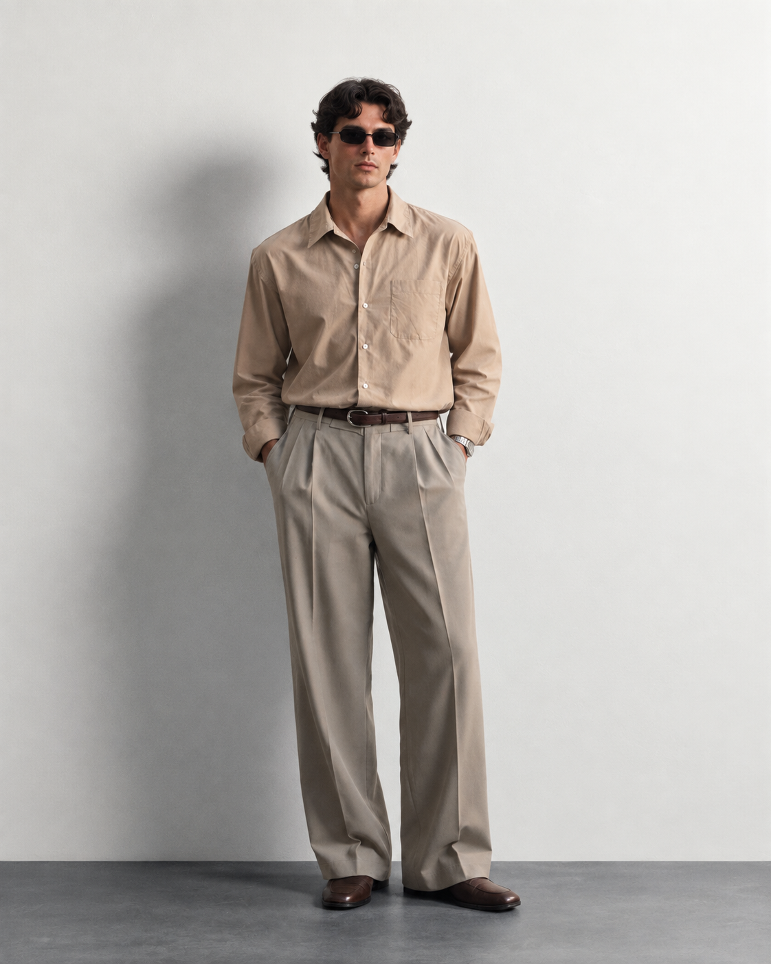 minimalist beige tailoring portrait minimalist beige tailoring portrait