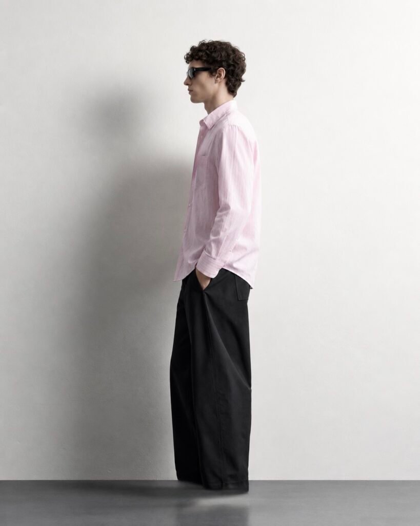 minimalist profile fashion portrait